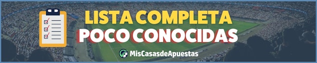 10 casas de apuestas poco conocidas