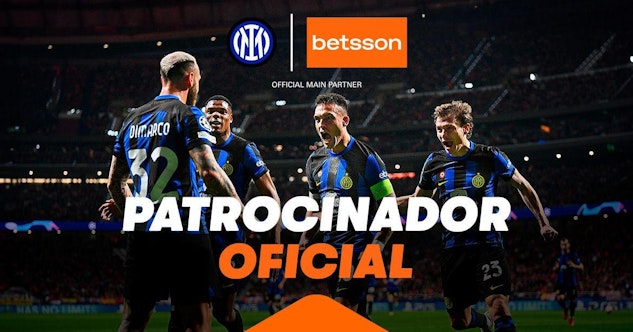 <i>Betsson es el patrocinador oficial del Inter de Milán. Fuente: Betsson.</i>