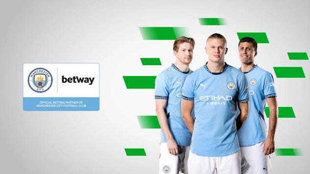 Betway es el patrocinador oficial del Manchester City.