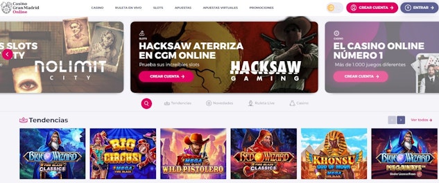 Casinos online España