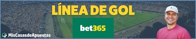 Línea de gol en Bet365