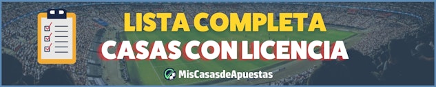 Inventario de plataformas de apuestas con licencia en España