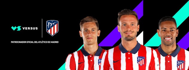 VERSUS fue patrocinador oficial del Atlético de Madrid entre los años 2020 y 2023.