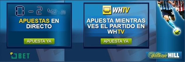 William Hill apuestas en directo