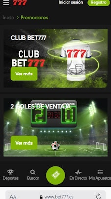 Promociones Bet777