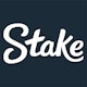 Stake logo fondo azul